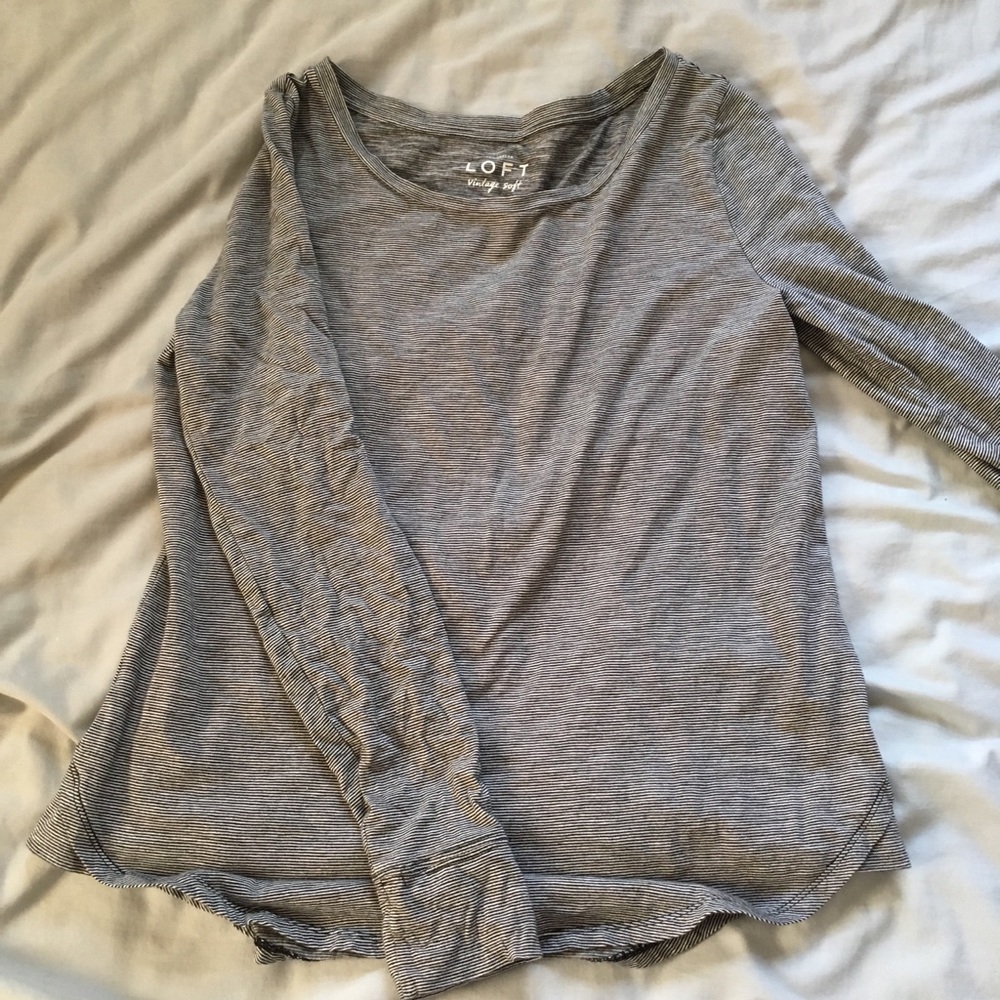 Loft vintage soft striped tee